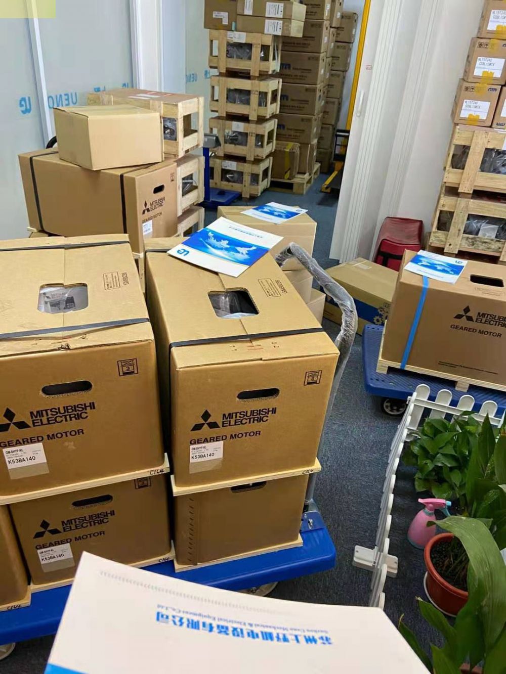 电路板制造设备用日本三菱减速机GM-SP-0.75KW-1/...