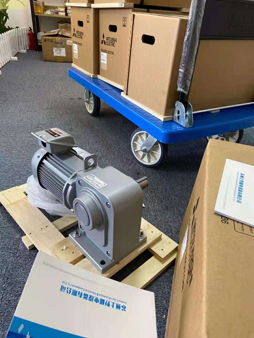 纺织机械用日本三菱减速机GM-SSYF-RH-0.1KW-4...