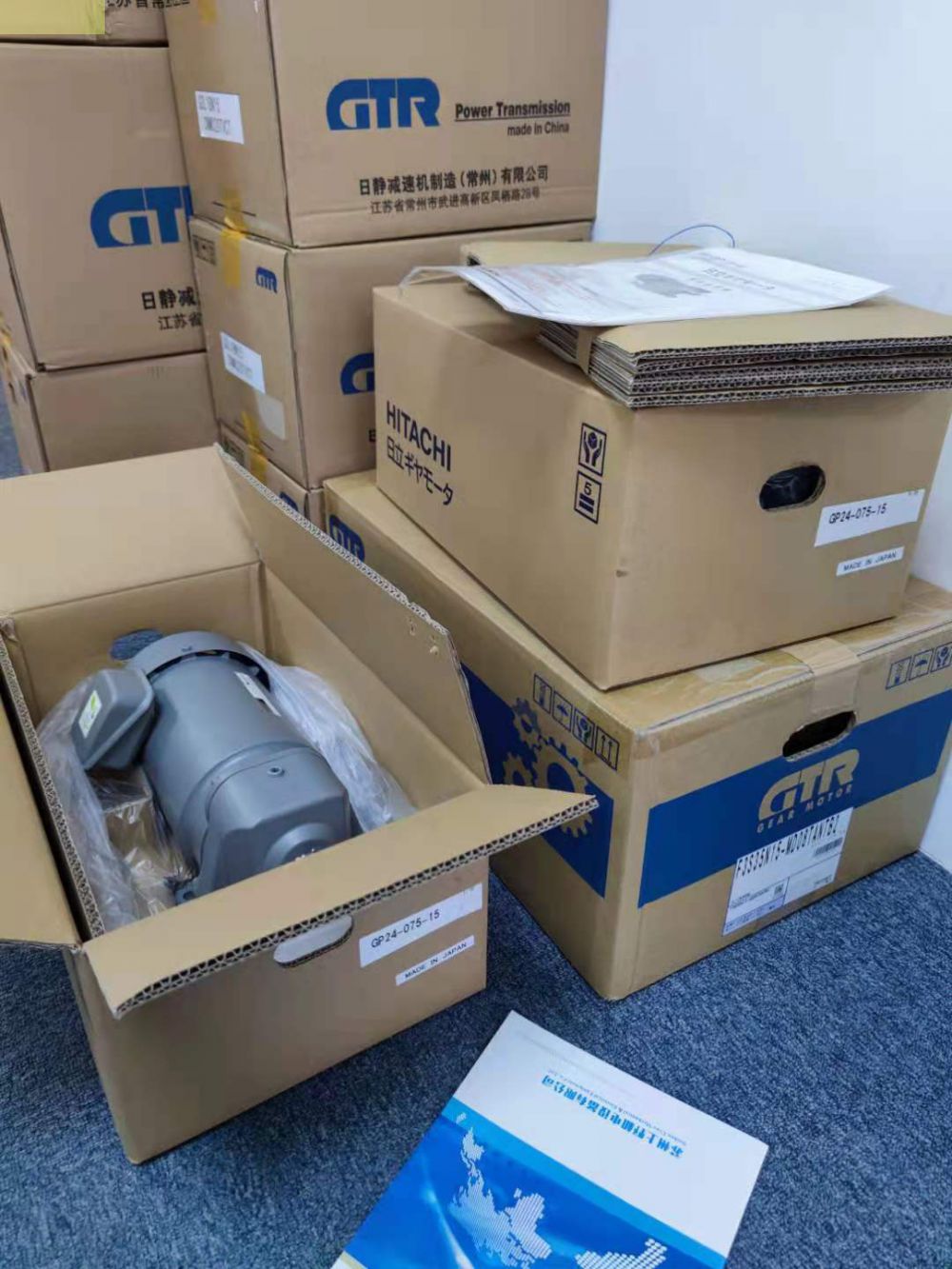 日本日立HITACHI电机CA19-020-10B超声波清洗...