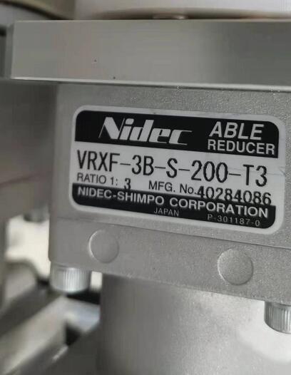 日本电产新宝减速机ABLE REDUCER型号VRXF-3B...