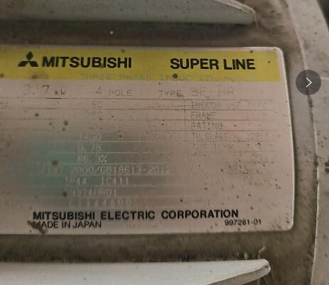 原装进口日本三菱马达型号SF-HR-3.7KW-4P-380...