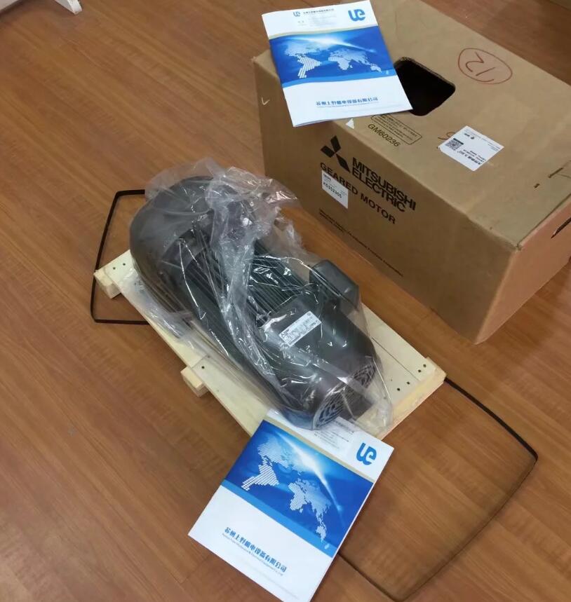 三菱减速电机型号GM-DPB-3.7KW-60速比-卧式安装...