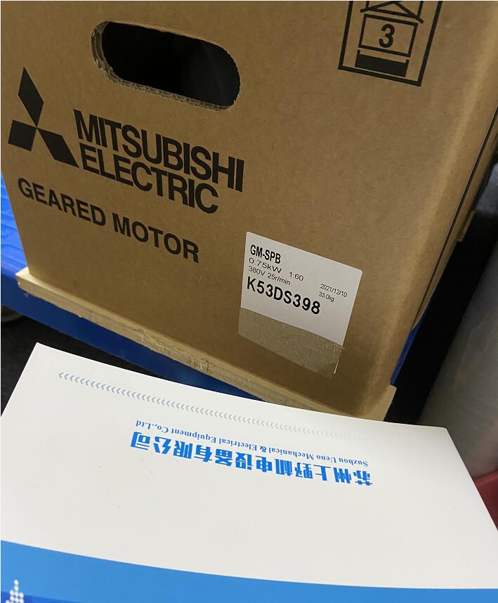 日本三菱减速马达型号GM-SPB-0.75KW-4P-1/6...