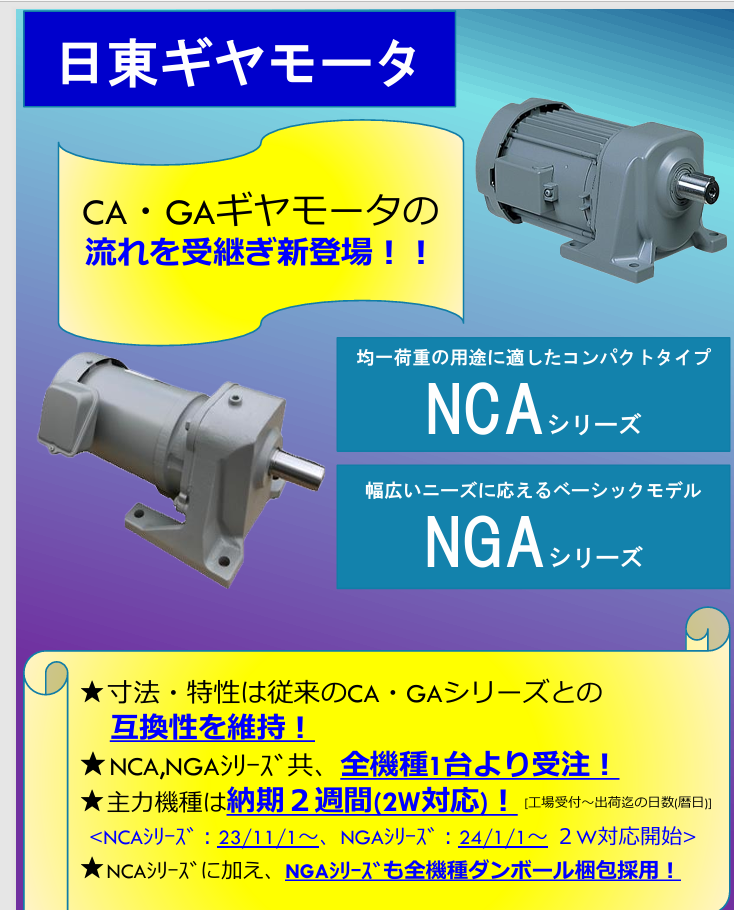 日本Nitto Denko日东减速机型号：NCA19-020...
