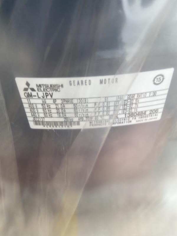 三菱减速机型号：GM-LJPV-11KW-4P-1/30-4...