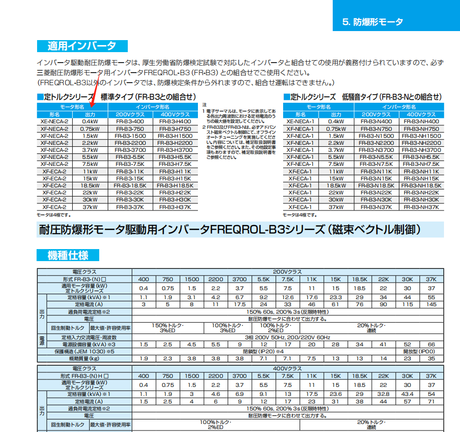三菱防爆电机型号：XF-NEV-1.5KW-4P-200V/...